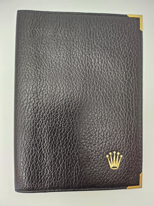 Rolex Brieftasche | Vintage | Uhren Sammler | Schwarz | ca. 14,5 cm x 10,5 cm