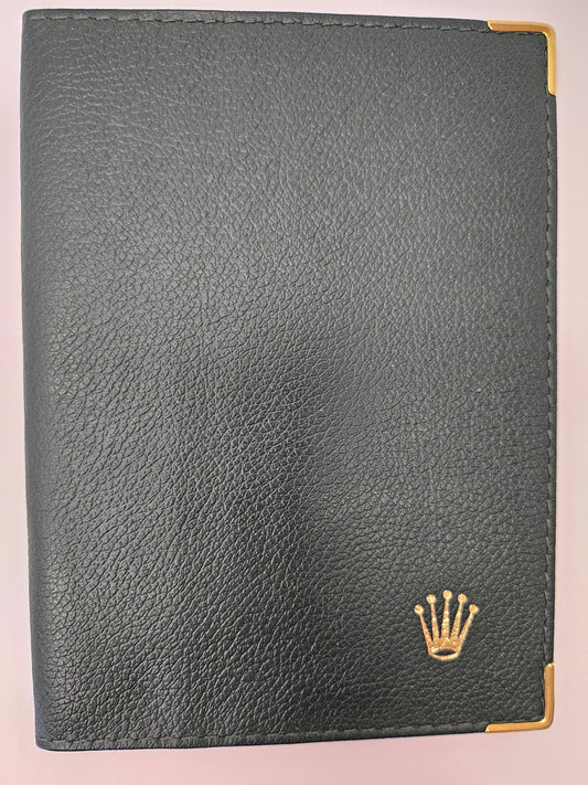 Rolex Brieftasche | Vintage | Uhren Sammler | Dunkelgrün | ca. 14,5 cm x 10,5 cm