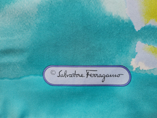 Salvatore Ferragamo Seidentuch 85 cm x 85 cm