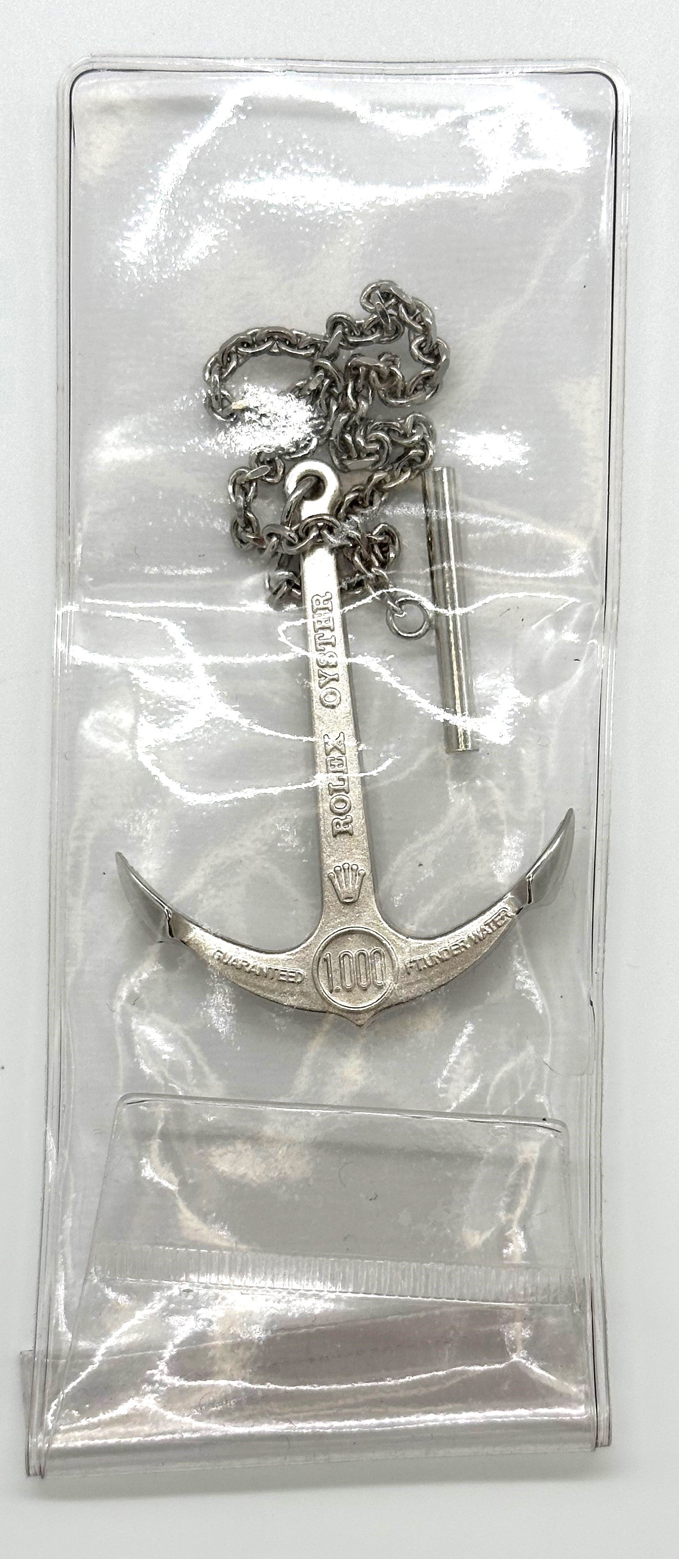 Rolex Anker + Kette +Balken Submariner 300 Meter / 1000 Fuß Stahl