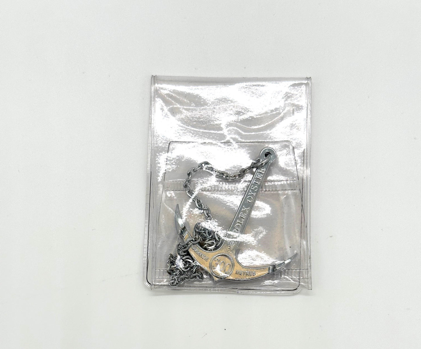 Rolex Anker + Kette Stahl Submariner 300 Meter / 1000 Fuß