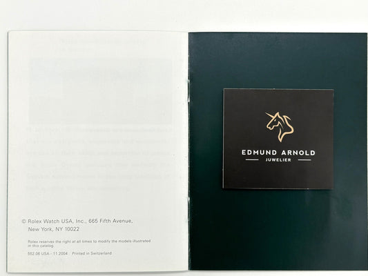 Beschreibung für Rolex | Datejust | 2004 | Booklet | Manual