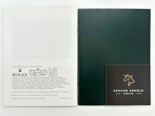 Beschreibung für Rolex | Cosmograph Daytona | 2011 | Booklet | Manual