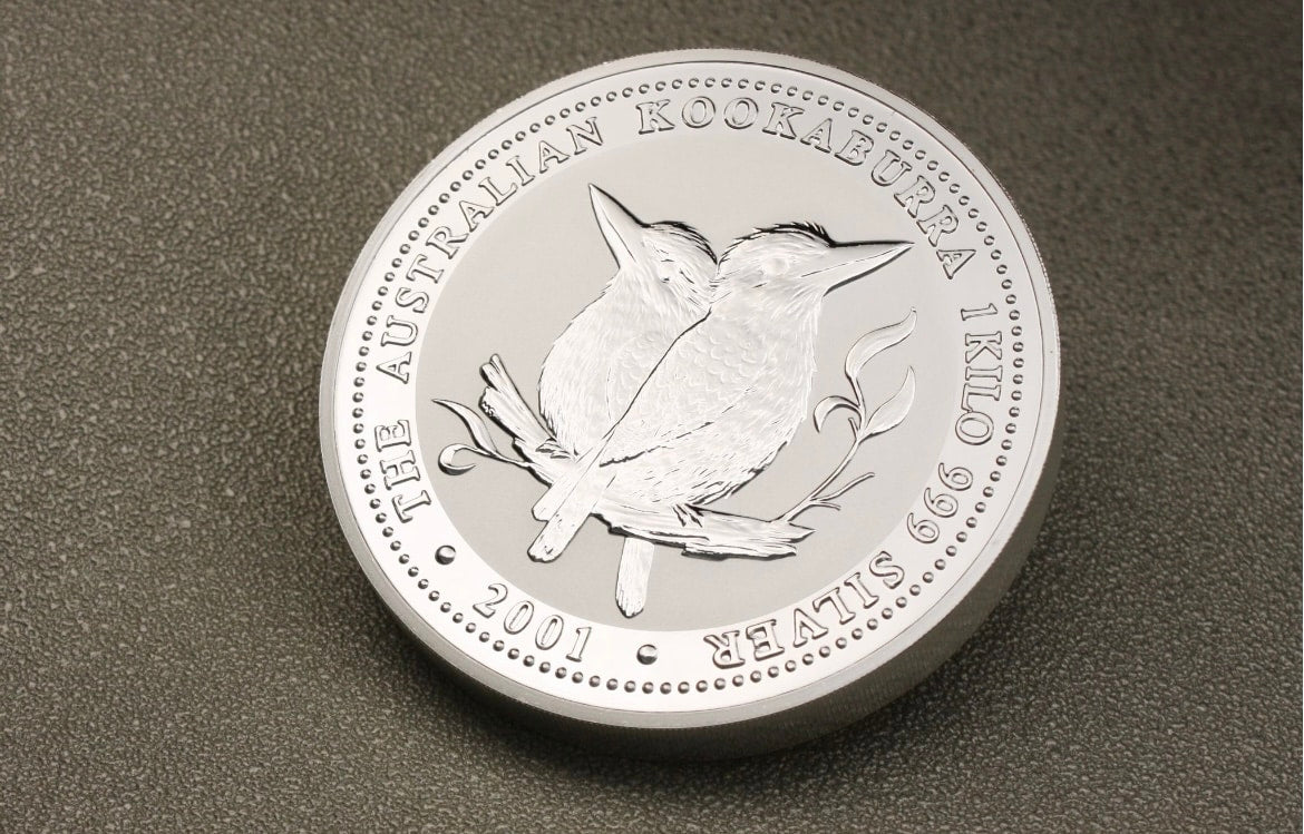 1 Kilo 999 Silber Kookaburra Münze 2001 Silver Elisabeth II Australia