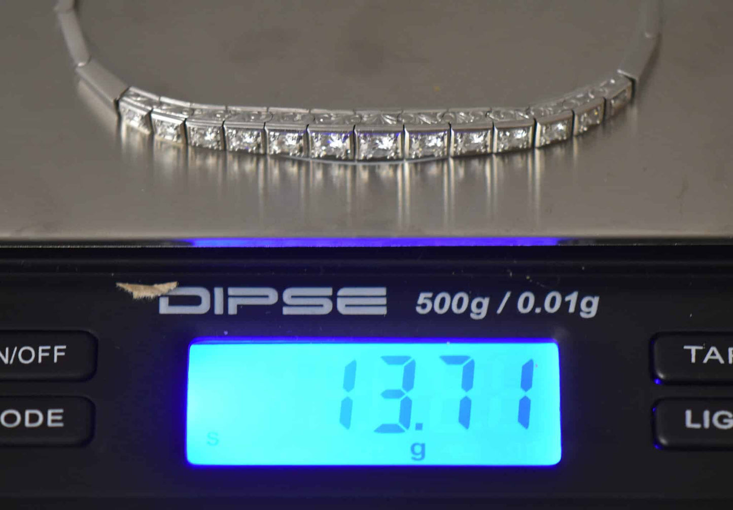 Antikes 1,90ct Brillant Gold Luxus Armband VVSI/TW