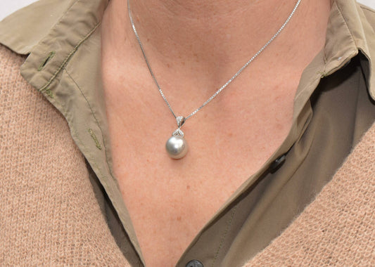 Südsee Perlen 750er Gold Ketten Anhänger