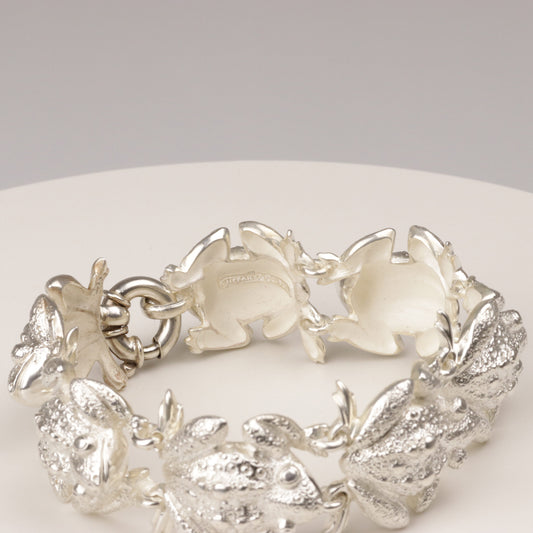 Tiffany & Co. Armband Vintage Frösche 925er Sterlingsilber