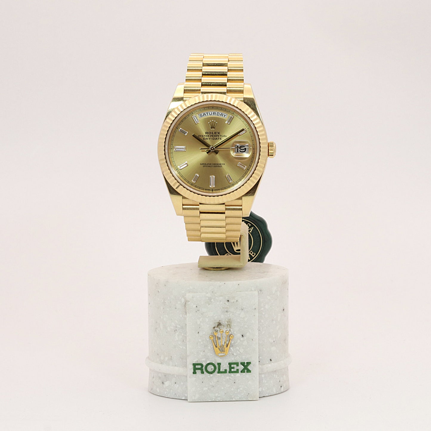Rolex Day-Date Gelbgold Ref. 228238 Box und Papiere 2021
