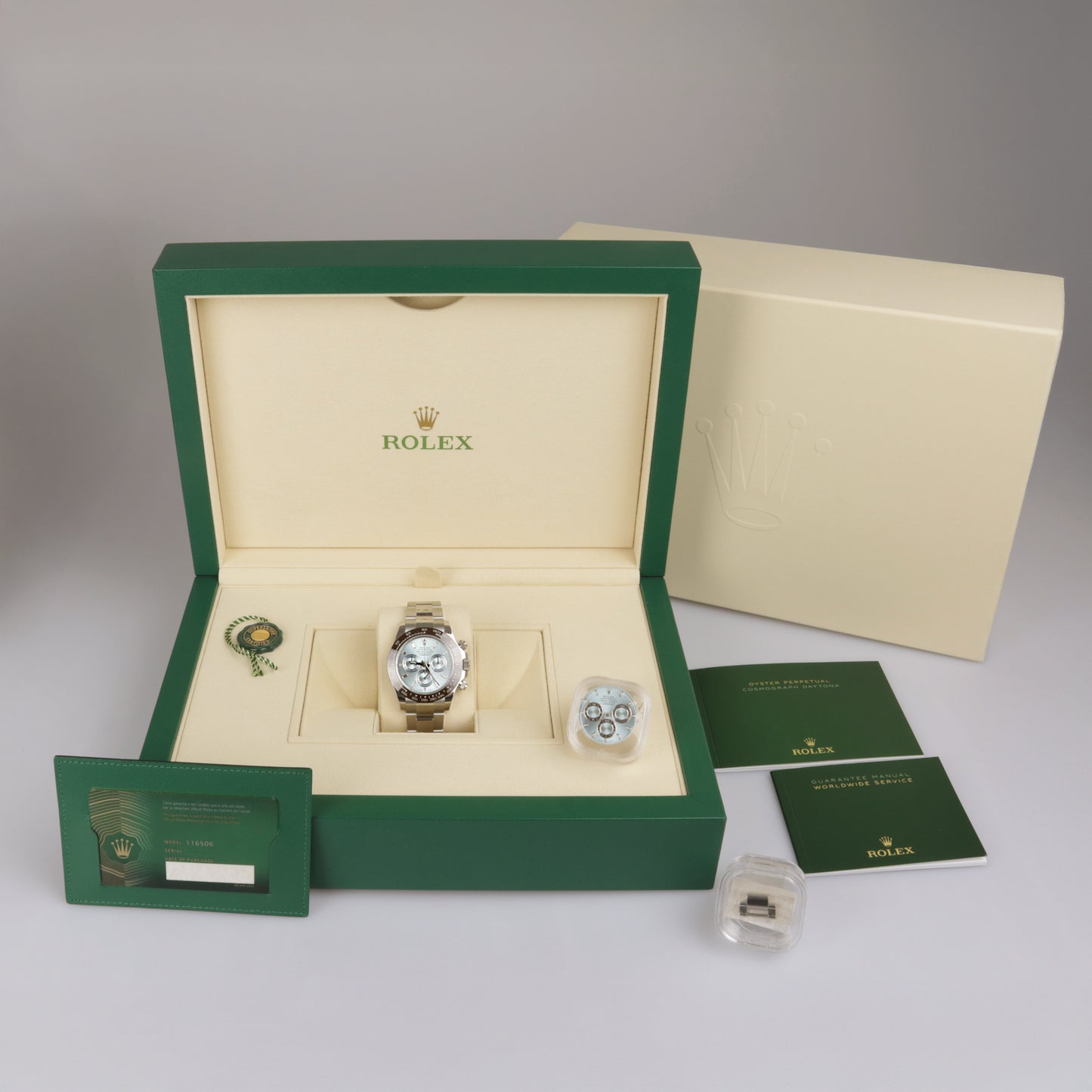 Rolex Daytona Cosmograph Platin | Referenz 116506 | Iceblue | Baujahr 2020