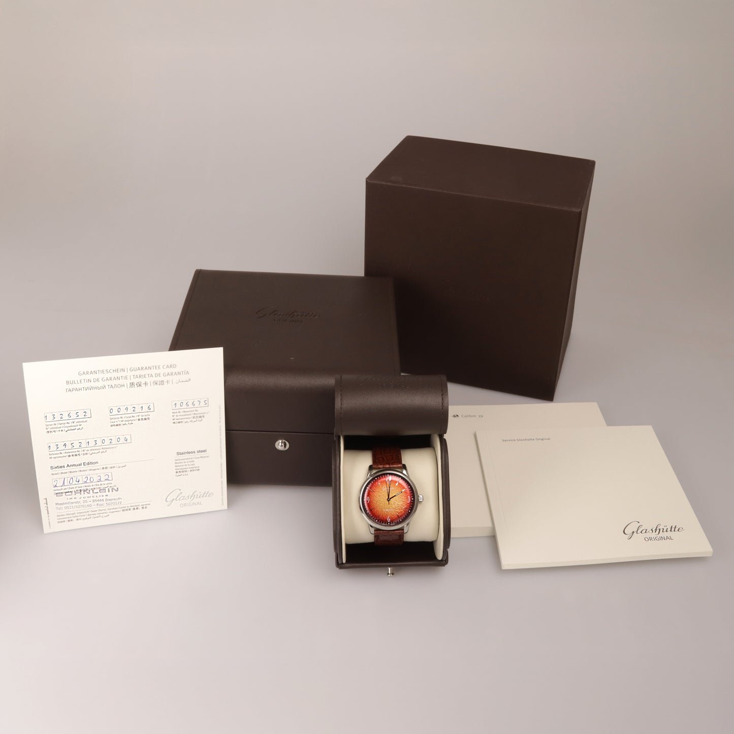 Glashütte Original | Sixties | 2022 | Stahl | Box + Papiere