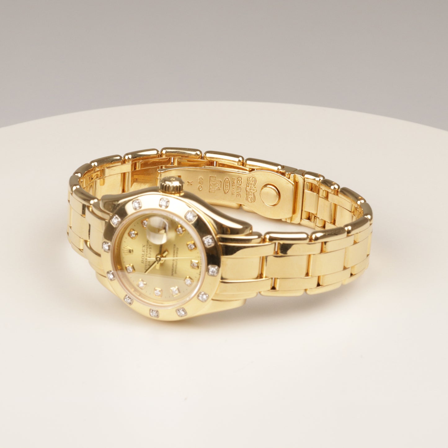 Rolex Datejust 29 Pearlmaster Lady | 750/-Gelbgold | Diamant | Referenz 80318