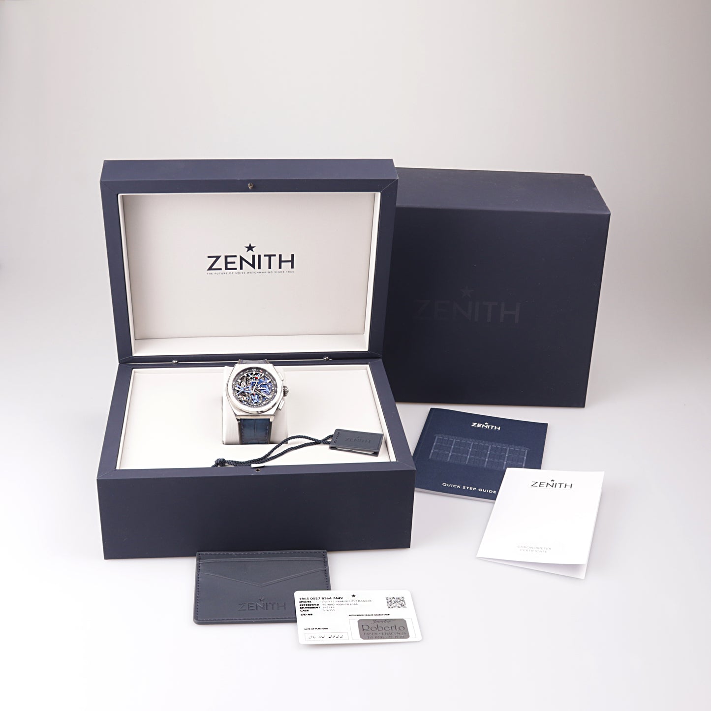 Zenith | "Defy" El Primero 21 | Ref. 9590029004 | 2021 | Stahl | Box +Papiere