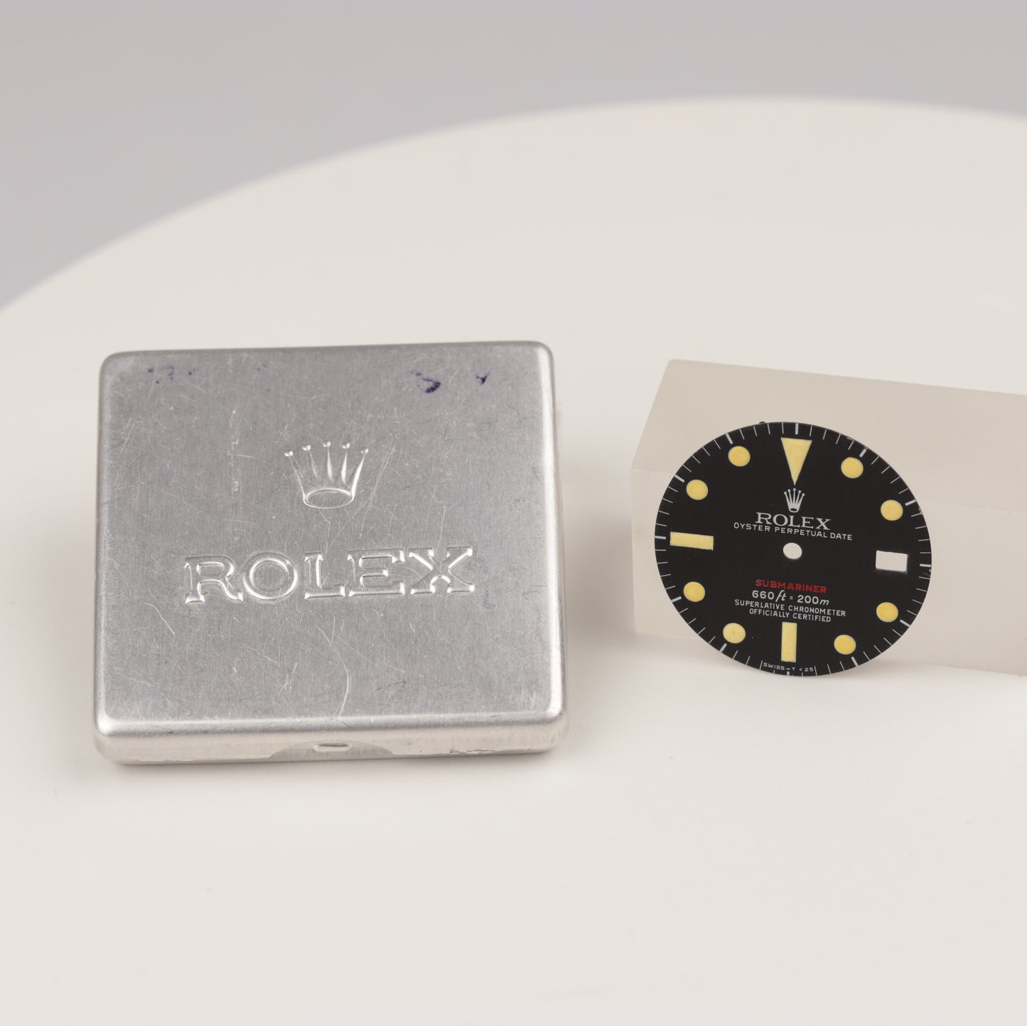 Rolex Zubehör - ZIFFERBLATT (refinished) Submariner Date 1680 schwarz MK V
