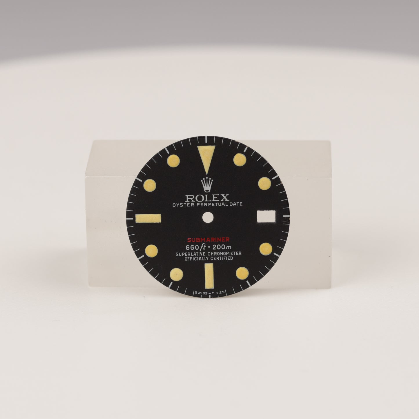 Rolex Zubehör - ZIFFERBLATT (refinished) Submariner Date 1680 schwarz MK V
