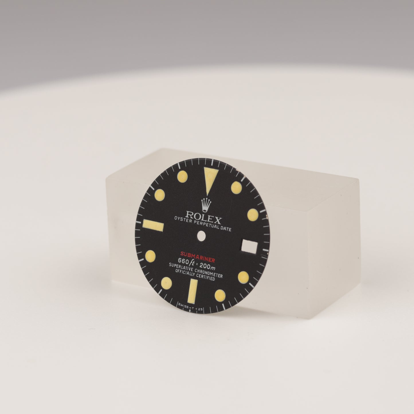 Rolex Zubehör - ZIFFERBLATT (refinished) Submariner Date 1680 schwarz MK V