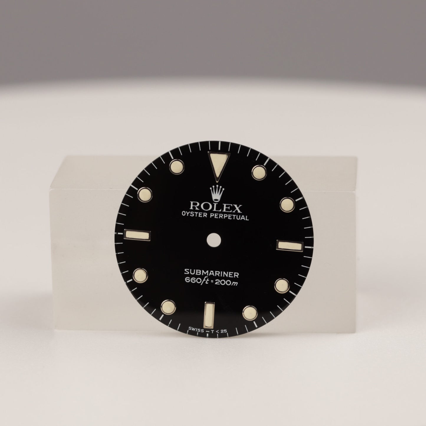 Rolex Zubehör - ZIFFERBLATT/LÜNETTEN-EINLAGE/ZEIGER Submariner no Date 5513 - 5512 schwarz