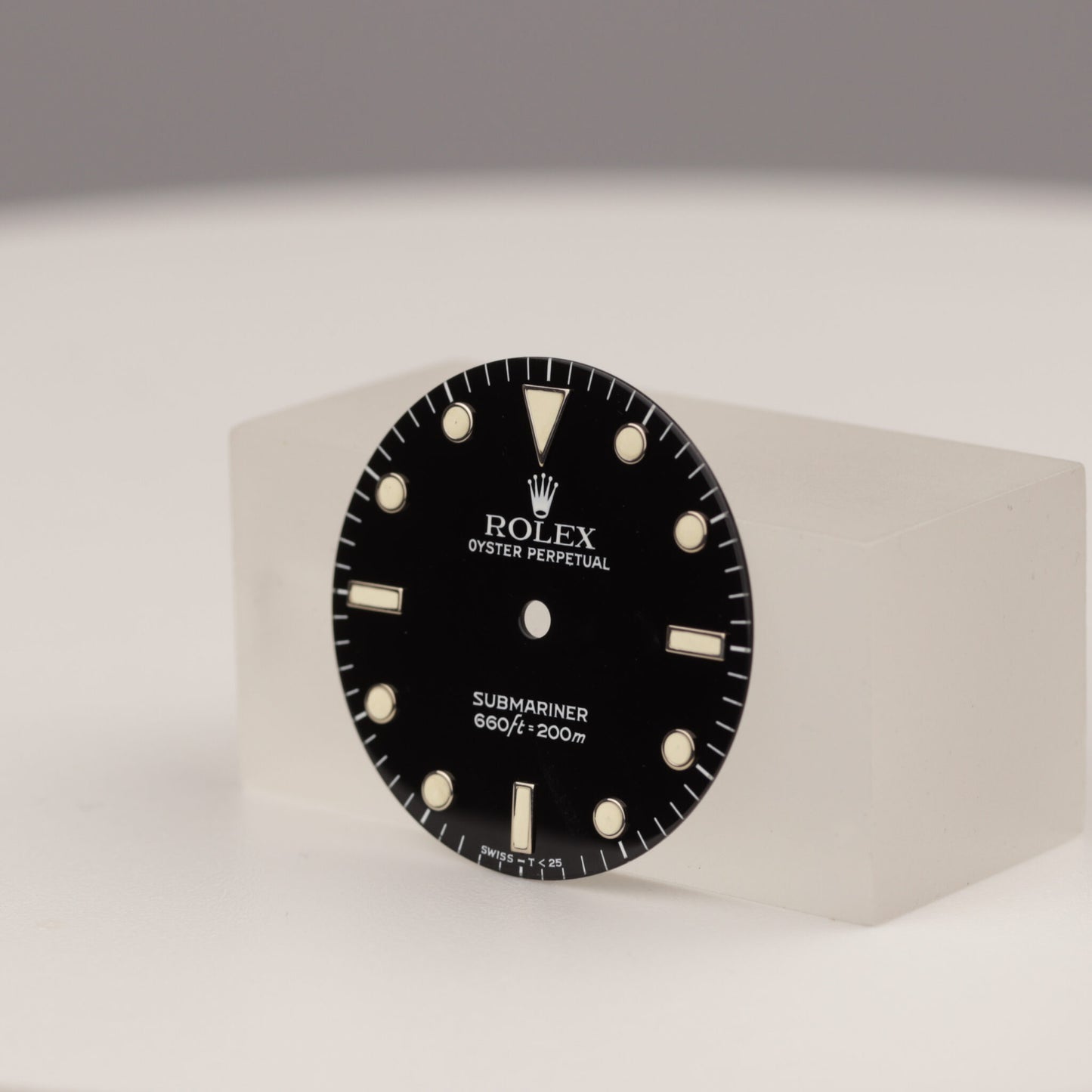 Rolex Zubehör - ZIFFERBLATT/LÜNETTEN-EINLAGE/ZEIGER Submariner no Date 5513 - 5512 schwarz
