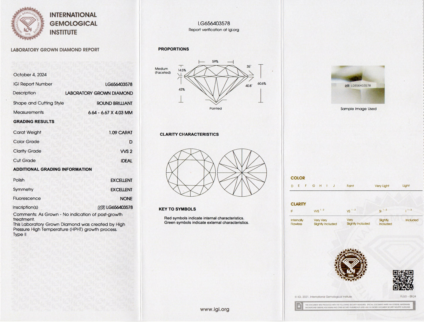 750/- Gelbgold | Lab-Grown Brillant | Solitär-Ohrstecker | Zargenfassung | 2,18 ct