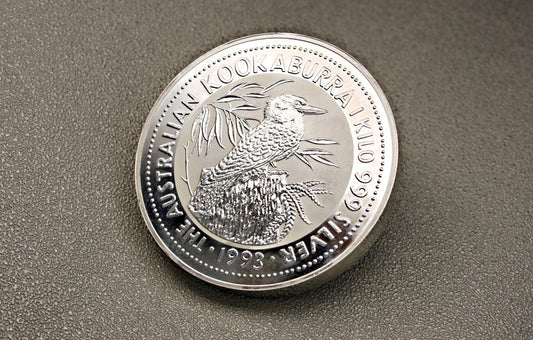 1 Kilo 999 Silber Kookaburra Münze 1993 Silver  Elisabeth II Australia