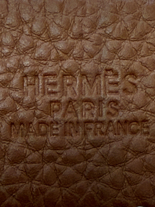 Hermès Gürtel Braun / Beige 85 cm x 3 cm