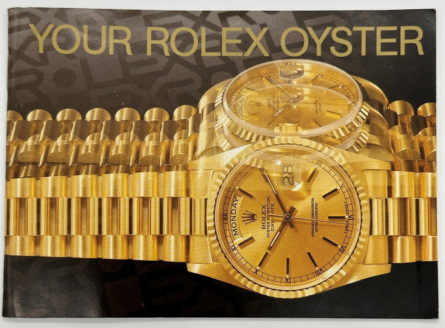 Broschüre für Rolex | OYSTER | 1996-2000 | Englisch