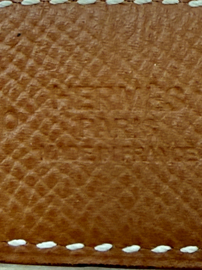 Hermès Gürtel Braun / Beige 100 cm x 3 cm