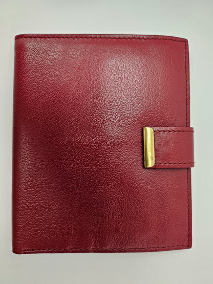 Rolex Brieftasche | Vintage | Uhren Sammler | Rot | ca. 9,5 cm x 11,5 cm