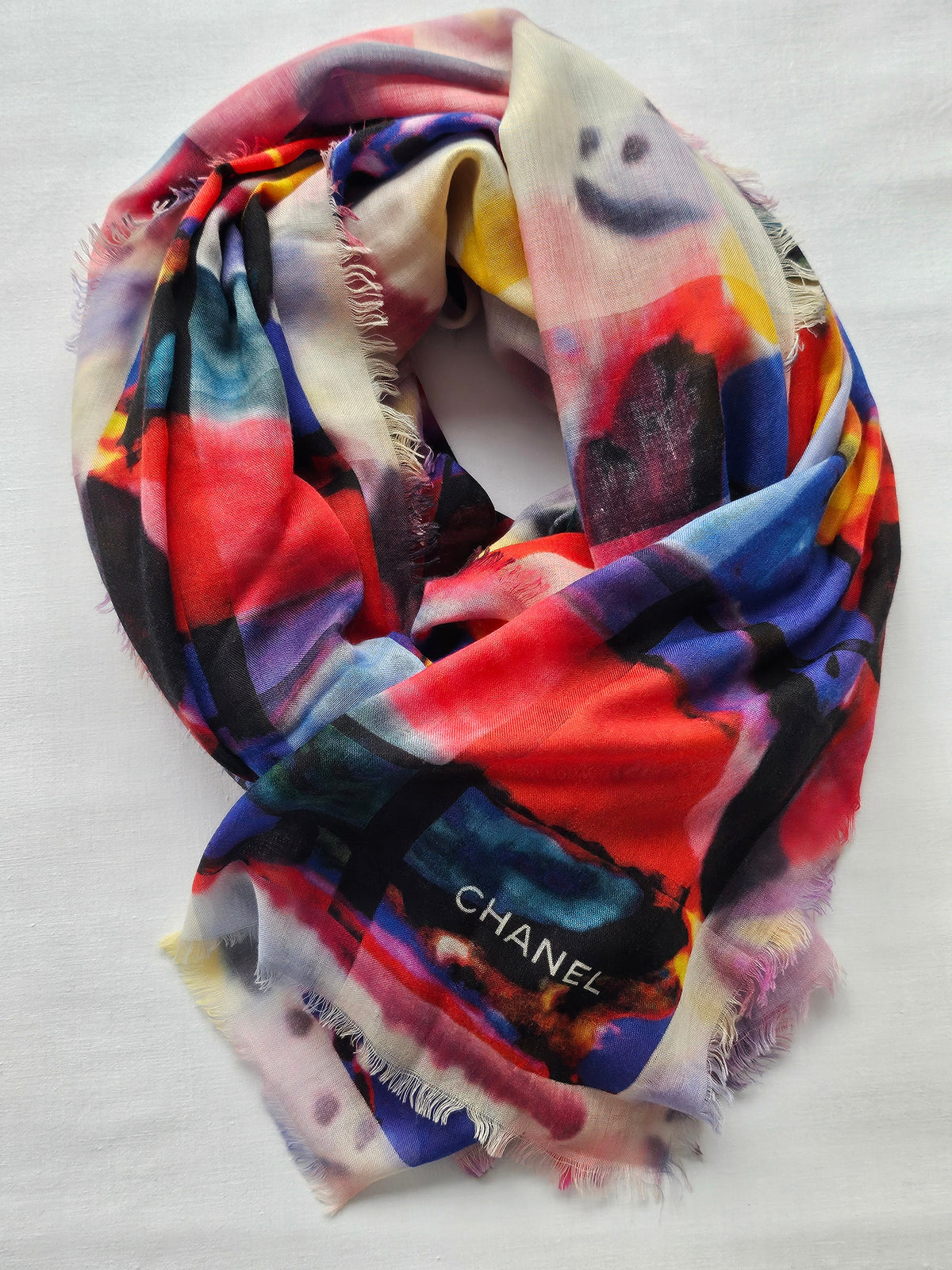Chanel Schal Multicolor 115 cm x 190 cm