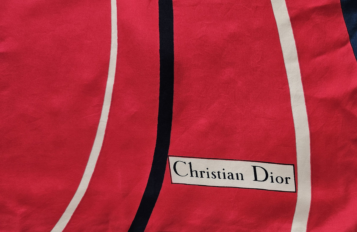 Dior Tuch Grafik 76 cm x 76 cm