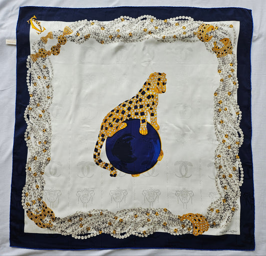 Must de Cartier Seidentuch Panther 85 cm x 85 cm