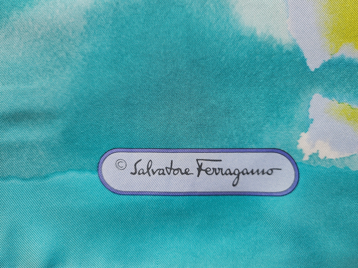 Salvatore Ferragamo Seidentuch 85 cm x 85 cm