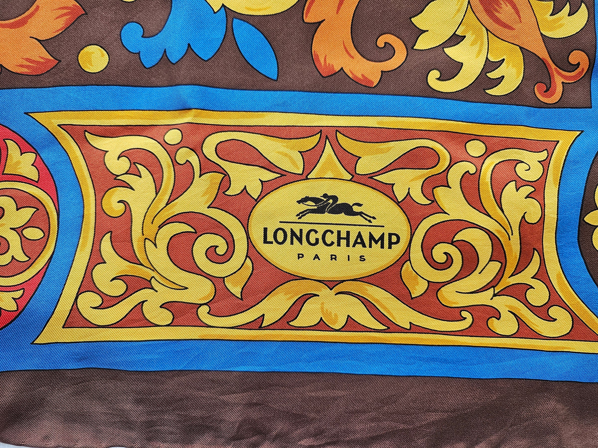 Longchamps Seidentuch 85 cm x 85 cm