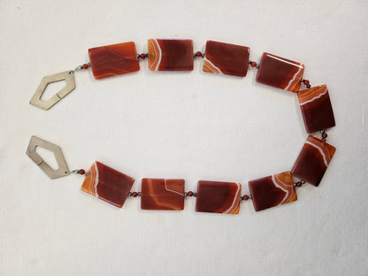 Carneol Collier/Kette 50 cm