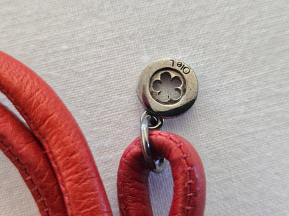 Ole Lyngaard Design Lederarmband Rot Größe-S