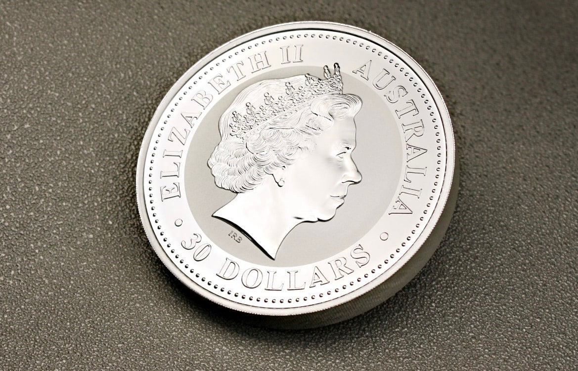 1 Kilo 999 Silber Kookaburra Münze 2001 Silver  Elisabeth II Australia