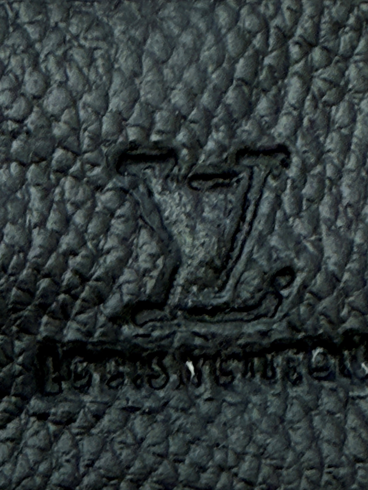 Louis Vuitton Gürtel Schwarz 115 cm x 3,5 cm