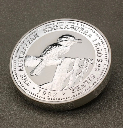 1 Kilo 999 Silber Kookaburra Münze 1998 Silver  Elisabeth II Australia