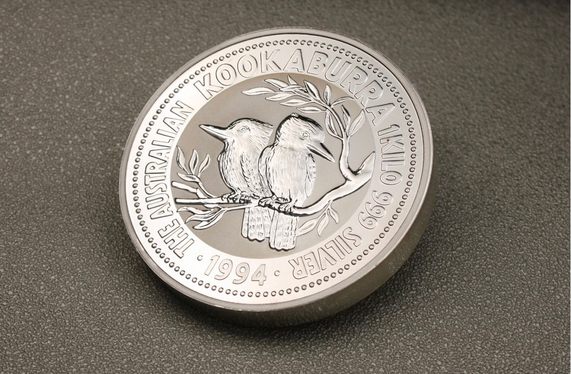 1 Kilo 999 Silber Kookaburra Münze 1994 Elisabeth II Australia