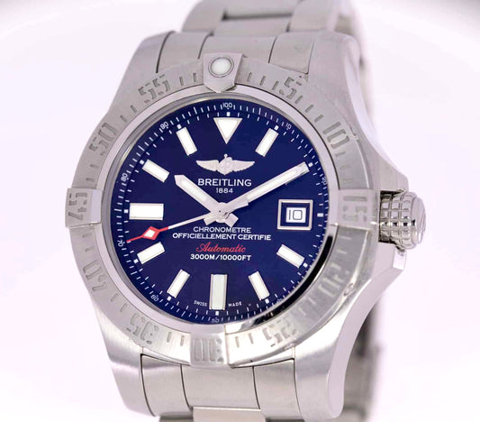 Breitling Avenger II Seawolf 45mm BJ.2019 Ref.A17331 Box und Papiere Stahl Herren Uhr