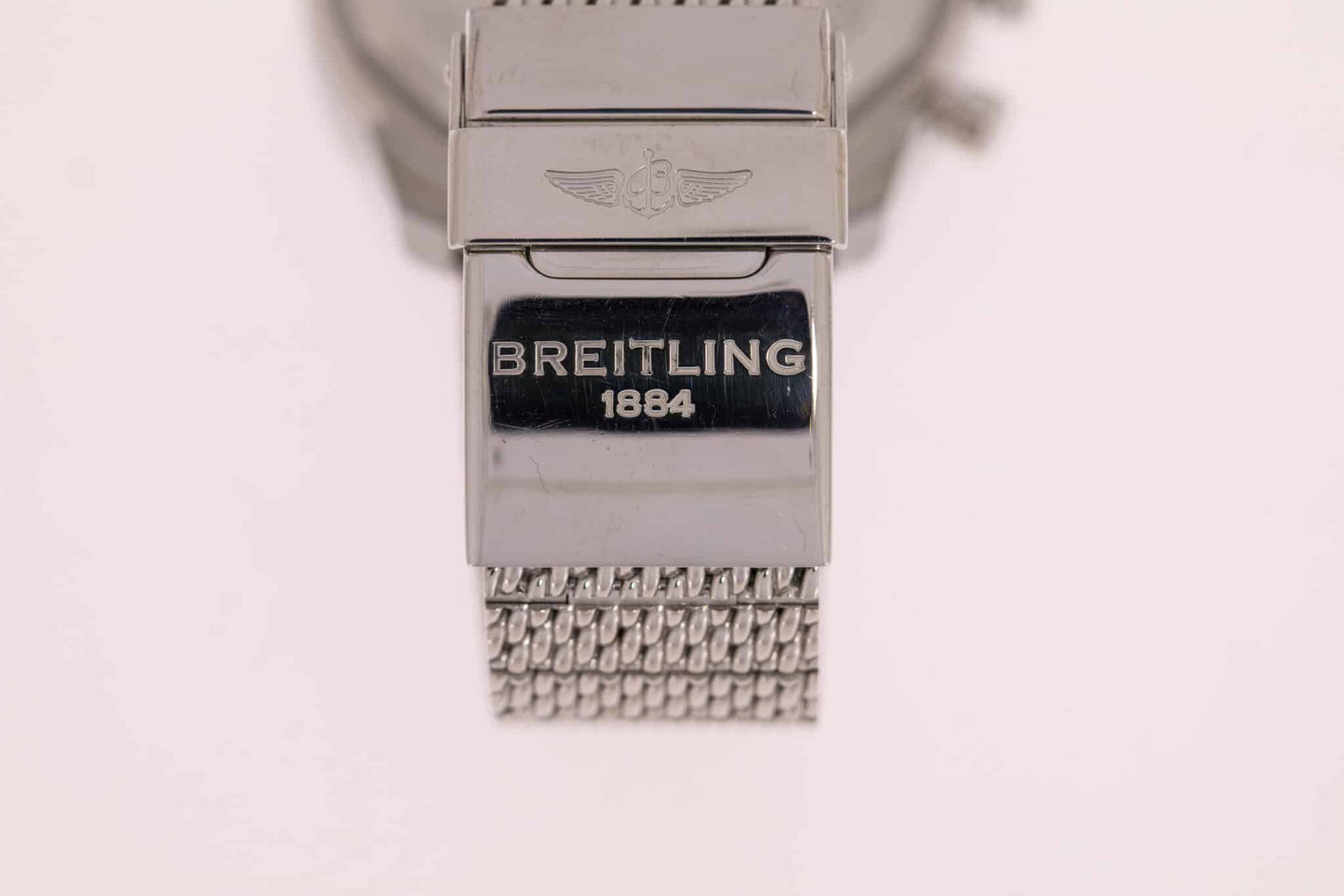 Breitling Stahl Herren Uhr Transocean Milanaiseband 46mm BJ2012 Ref.AB0510