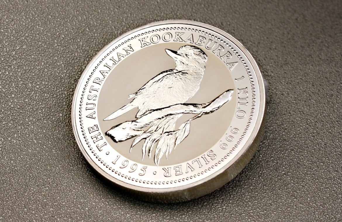 1 Kilo 999 Silber Kookaburra Münze 1995 Silver Elisabeth II Australia