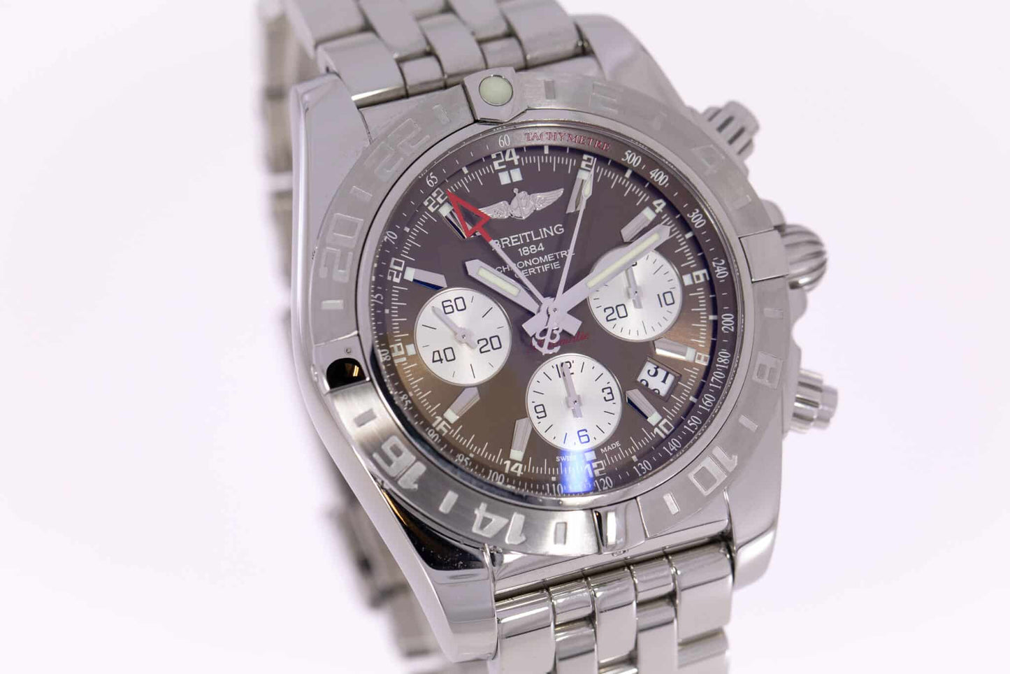 Breitling Chronomat 44mm Gmt Box und Papiere Ref.AB0420 Chronograph