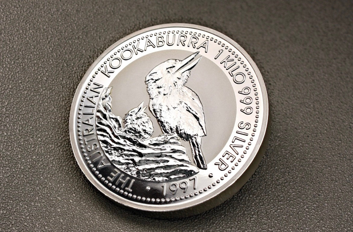 1 Kilo 999 Silber Kookaburra Münze 1997 Silver  Elisabeth II Australia