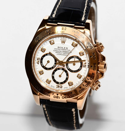 Rolex Daytona Zenith Gelb Gold Lederband Box Papiere 1997