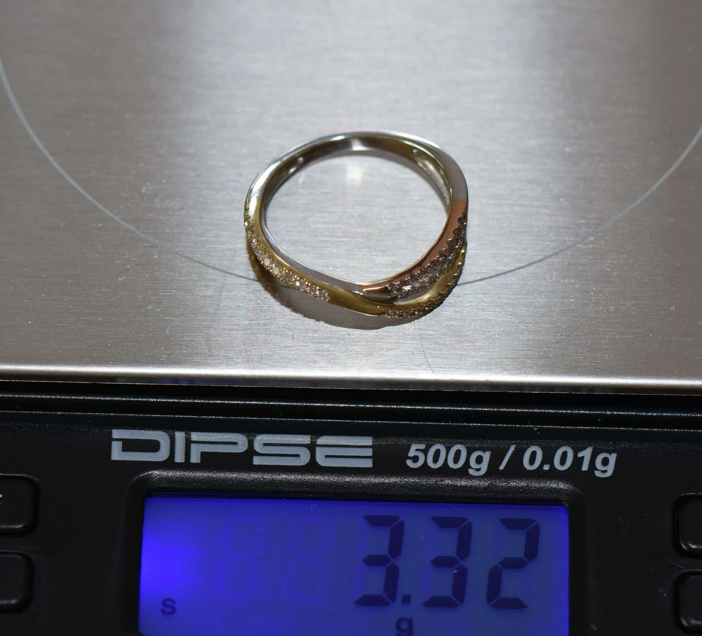 Brillant 750er Gold Damen Ring neu und ungetragen Rose Gelb Weiß Gold