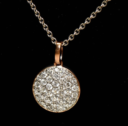 Brillant Collier 585er Gold 0,59ct Brillanten neu und ungetragen