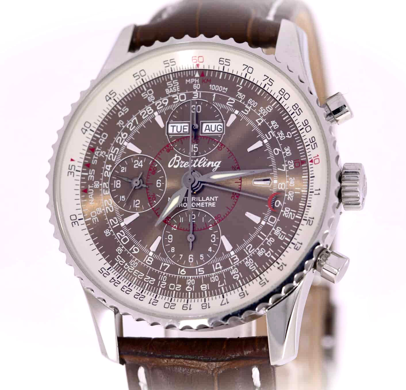 Breitling Navitimer Montbrillant Datora Chronograph Herren Uhr Ref.A21330