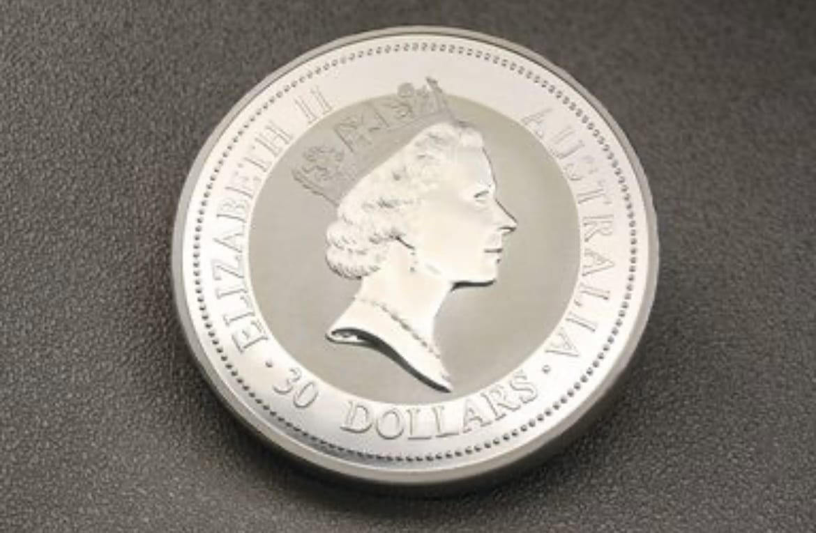 1 Kilo 999 Silber Kookaburra Münze 1997 Silver  Elisabeth II Australia