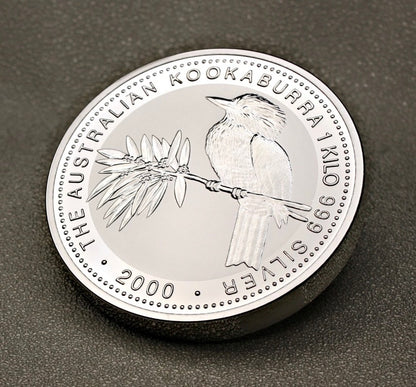 1 Kilo 999 Silber Kookaburra Münze 2000 Elisabeth II Australia