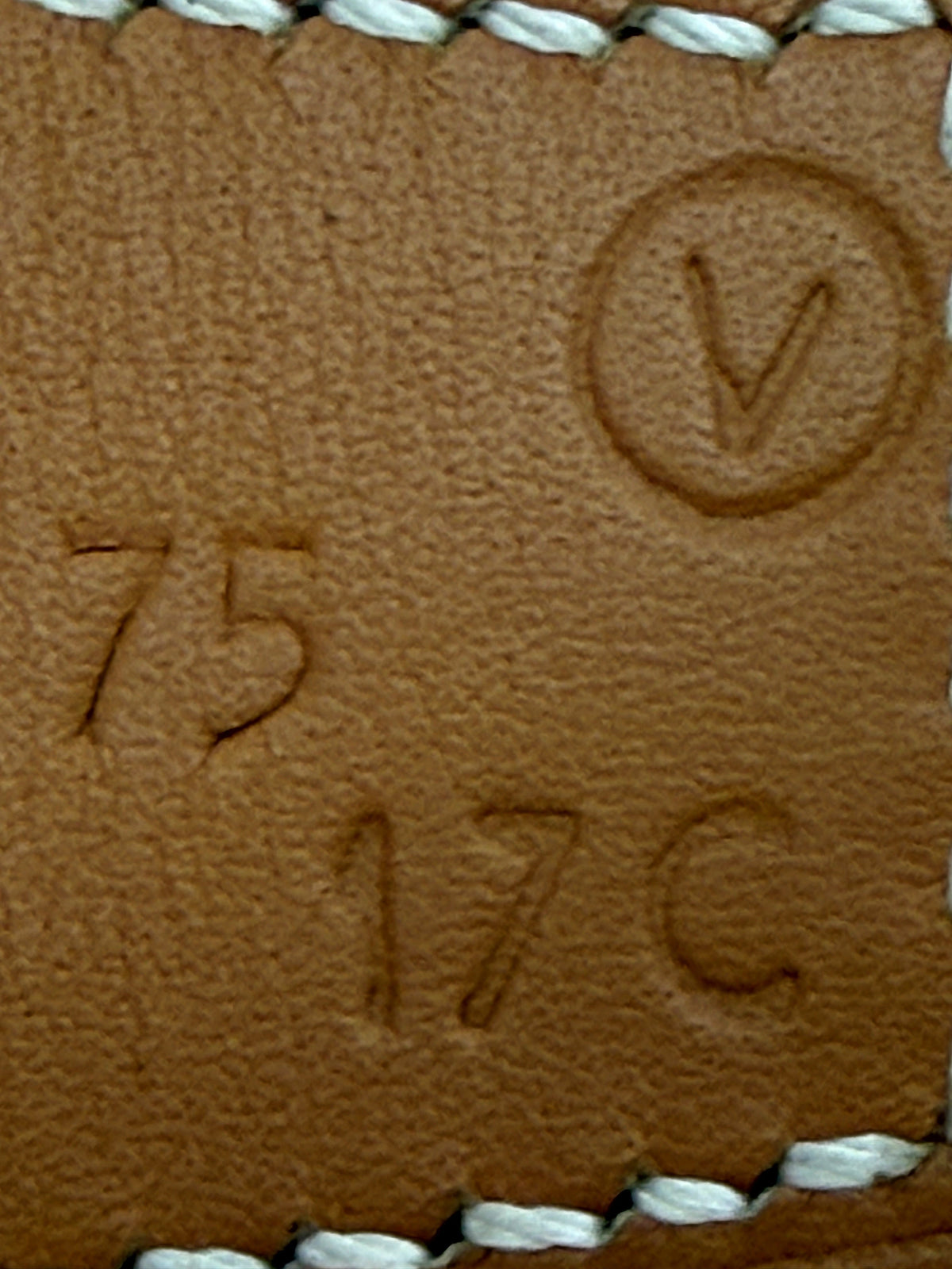 Hermès Gürtel Braun / Beige 75 cm x 3 cm